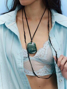 Lena Semiprecious Stone Necklace